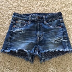 American eagle hi-rise shortie